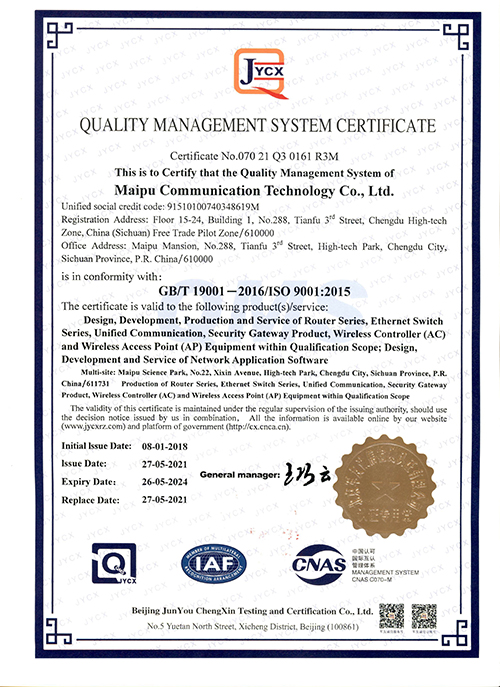 giấy chứng nhận - Certificate iso-9001